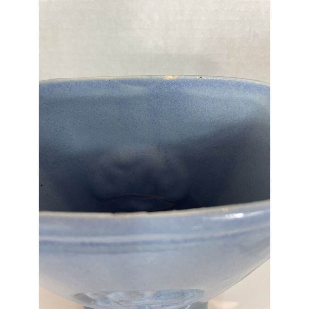 Robinson Ransbottom Vase Art Pottery Gazelle Deer Blue Ceramic 230 MCM VTG Retro - Picture 13 of 16